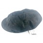 GAS AYKO CAPPELLO DONNA BASCO BERRETTO VELLUTO NERO FODERATO LOGO RICAMO