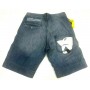 JEANS PANTALONCINI FRANKIE GARAGE PINOCCHIETTO UOMO LARGHI BERMUDA DENIM TG28