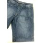 JEANS PANTALONCINI FRANKIE GARAGE PINOCCHIETTO UOMO LARGHI BERMUDA DENIM TG29