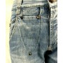 JEANS PANTALONCINI MET PUGNALE PINOCCHIETTO UOMO COMODI  BERMUDA DENIM TG 26