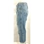 JEANS PANTALONCINI MET PUGNALE PINOCCHIETTO UOMO COMODI  BERMUDA DENIM TG 26