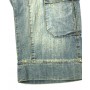 JEANS PANTALONCINI AREMBI PINOCCHIETTO UOMO COMODI BERMUDA DENIM TG 28