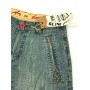 JEANS PANTALONCINI AREMBI PINOCCHIETTO UOMO COMODI BERMUDA DENIM TG 28