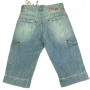JEANS PANTALONCINI AREMBI PINOCCHIETTO UOMO COMODI BERMUDA DENIM TG 28