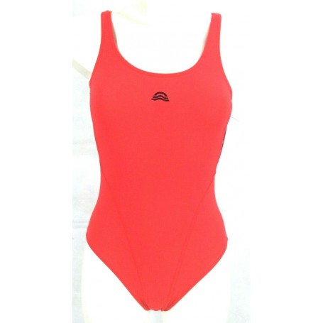 COSTUME PISCINA INTERO GIRL BAMBINA NUOTO MARE 16 ANNI ANAMUR ROSSO ACQUARAPID