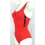 COSTUME PISCINA INTERO GIRL BAMBINA NUOTO MARE 16 ANNI ANAMUR ROSSO ACQUARAPID