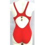 COSTUME PISCINA INTERO GIRL BAMBINA NUOTO MARE 16 ANNI ANAMUR ROSSO ACQUARAPID