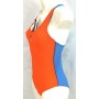 COSTUME PISCINA INTERO LALLA GIRL BAMBINA NUOTO MARE 8 ANNI ARANCI AQR
