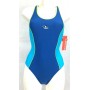 COSTUME PISCINA INTERO LIMA GIRL BAMBINA NUOTO MARE FODERATO BLUE AQR 8ANNI