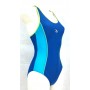COSTUME PISCINA INTERO LIMA GIRL BAMBINA NUOTO MARE FODERATO BLUE AQR 8ANNI