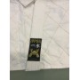 KIMONO TUTA ARTI MARZIALI BIANCA ADULTO IPPON  GRANA DI RISO RINFORZI MIS 2