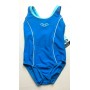 COSTUME PISCINA ARENA INTERO MACETA KID GIRL BAMBINA tg3NUOTO MARE AZZURRO LOGO