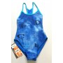 COSTUME PISCINA AQUARAPID INTERO FODERATO LOIS GIRL BAMBINA NUOTO tg8 AZZURRO
