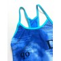 COSTUME PISCINA AQUARAPID INTERO FODERATO LOIS GIRL BAMBINA NUOTO tg8 AZZURRO