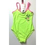 COSTUME PISCINA AQUARAPID INTERO LOLITA BAMBINA GIRL NUOTO MARE VERDE TG8