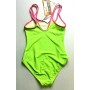 COSTUME PISCINA AQUARAPID INTERO LOLITA BAMBINA GIRL NUOTO MARE VERDE TG8