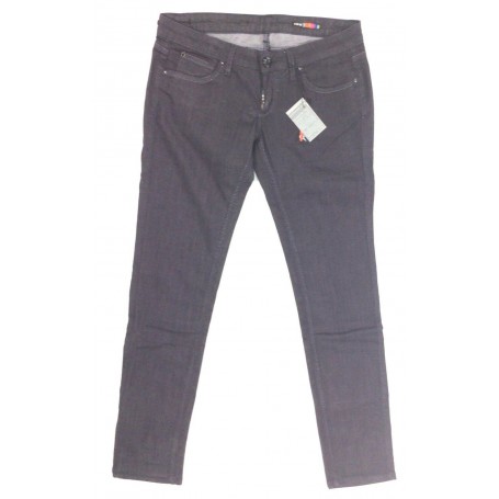 JEANS CLINK EPPY/A PANTALONI DONNA SEMI ELASTICIZZATO NERO ADERENTE V/BASSA TG30