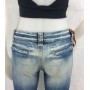 JEANS PANTALONI POPPY PANT DENIM MET DONNA  ADERENTI VITA BASSA CAVIGLIA TG 27