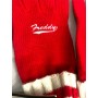 GUANTI LANA FREDDY DONNA RAGAZZA UOMO INVERNALI ROSSE UNISEX 100% ACRILICO