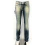 JEANS PANT TAKE TWO KITA F18 ADERENTE SVASATO DONNA VITA BASSA LAVAGGI TG 31