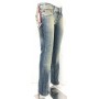 JEANS PANT TAKE TWO KITA F18 ADERENTE SVASATO DONNA VITA BASSA LAVAGGI TG 31
