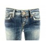 JEANS PANT TAKE TWO KITA ADERENTE CAVIGLIA RETTA DONNA VITA BASSA LAVAGGI TG 28
