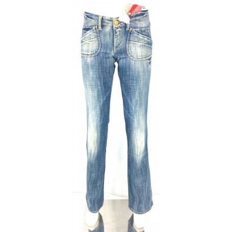 JEANS PANTALONE TAKE TWO BRITTY ADERENTE ZAMPETTA DONNA VITA BASSA LAVAGGI 31