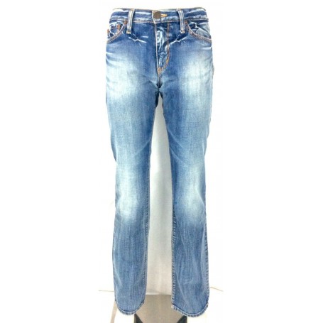 JEANS PANT TAKE TWO PATTY F 21 ADERENTE ZAMPETTA DONNA VITA BASSA LAVAGGI tg 27
