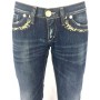 JEANS PANT TAKE TWO PEG F18 ADERENTE ZAMPA DONNA VITA BASSA LAVAGGI BLU tg 26
