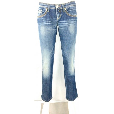 JEANS PANT TAKE TWO RICA INK ADERENTE ZAMPETTA DONNA VITA BASSA LAVAGGI tg 27