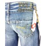 JEANS PANT TAKE TWO WIMEN AZUMA ADERENTE PALAZZO DONNA VITA BASSA LAVAGGI tg 26