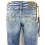 JEANS PANT TAKE TWO WIMEN AZUMA ADERENTE PALAZZO DONNA VITA BASSA LAVAGGI tg 26