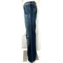 JEANS PANTALONE MAGGIE KING WIMEN  PALAZZO DONNA VITA BASSA LAVAGGI TG 28