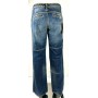 JEANS PANTALONE MAGGIE KING WIMEN  PALAZZO DONNA VITA BASSA LAVAGGI TG 28