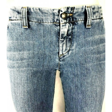 JEANS PANTALONE GAS FABIAN POCKET DENIM PALAZZO DONNA VITA BASSA LAVAGGI  tg27
