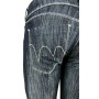 JEANS DONNA MET ANGEL PANTALONI ADERENTI SEMI ELASTICIZZATI BLU LUCIDO TG 27