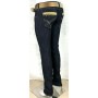 JEANS DONNA CLINK PHIC PANTALONI ADERENTI ELASTICIZZATI BLU CERNIERE TASCHE ORO tg 27