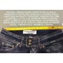 JEANS DONNA CLINK JADE PANTALONI ADERENTI ELASTICIZZATI NERO CERNIERE TASCHE tg 32