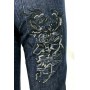 JEANS DONNA CLINK JENNA PANTALONI ADERENTI ELASTICIZZATI BLU RICAMO tg 28