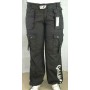 PANTALONE GOLDIGGA LEXICAN DONNA TASCHE CINTURA GRIGIO ESTIVO VITA BASSA CERNIERE M