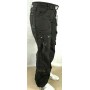 PANTALONE GOLDIGGA LEXICAN DONNA TASCHE CINTURA GRIGIO ESTIVO VITA BASSA CERNIERE M