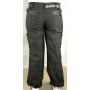 PANTALONE GOLDIGGA LEXICAN DONNA TASCHE CINTURA GRIGIO ESTIVO VITA BASSA CERNIERE L