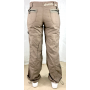 PANTALONE GOLDIGGA LEXICAN DONNA TASCHE CINTURA BROWN ESTIVO VITA BASSA CERNIERE M