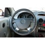 COPRIVOLANTE DARKNESS PER SSANGYONG ACTYON NERO POLIESTERE CM 37-39 CUCITURE A VISTA