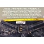 JEANS PINOCCHIETTO BERMUDA ANGEL DEVIL DONNA RAGAZZA RICAMO TASCHE TG25