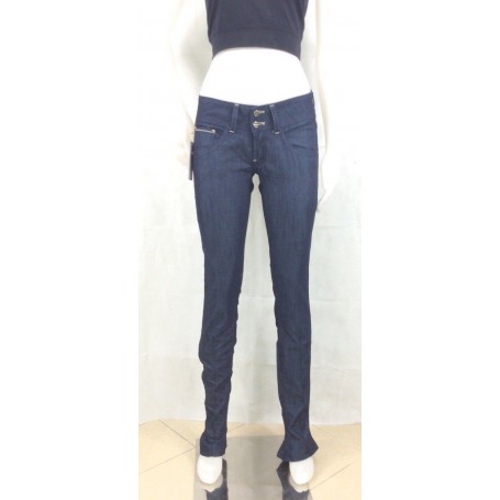 JEANS PANTA SIRENA ELASTIC MET DONNA ADERENTI VITA BASSA  ZAMPA STOCK TG 31
