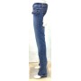 JEANS PANTALONI MET NEW YORK DONNA TG 32 ADERENTI VITA MEDIA CON ZAMPETTA DENIM
