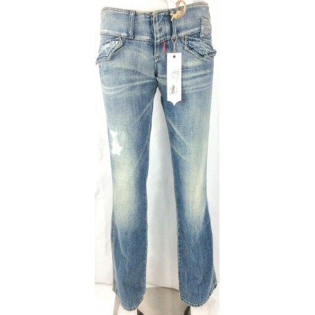 JEANS PANT TAKE TWO LIPINK ADERENTE ZAMPETTA DONNA VITA BASSA LAVAGGI TG 25
