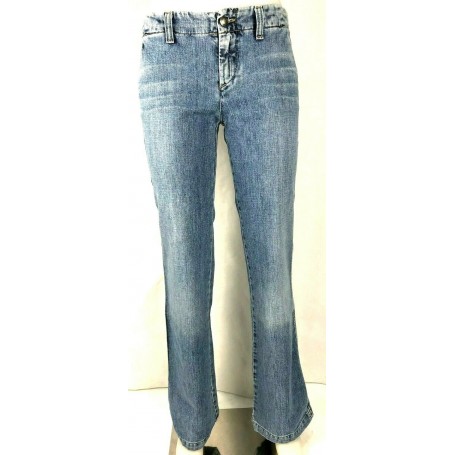 JEANS PANTALONE GAS FABIAN POCKET DENIM  PALAZZO DONNA VITA BASSA LAVAGGI tg25