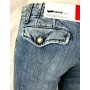JEANS PANTALONE GAS FABIAN POCKET DENIM  PALAZZO DONNA VITA BASSA LAVAGGI tg25